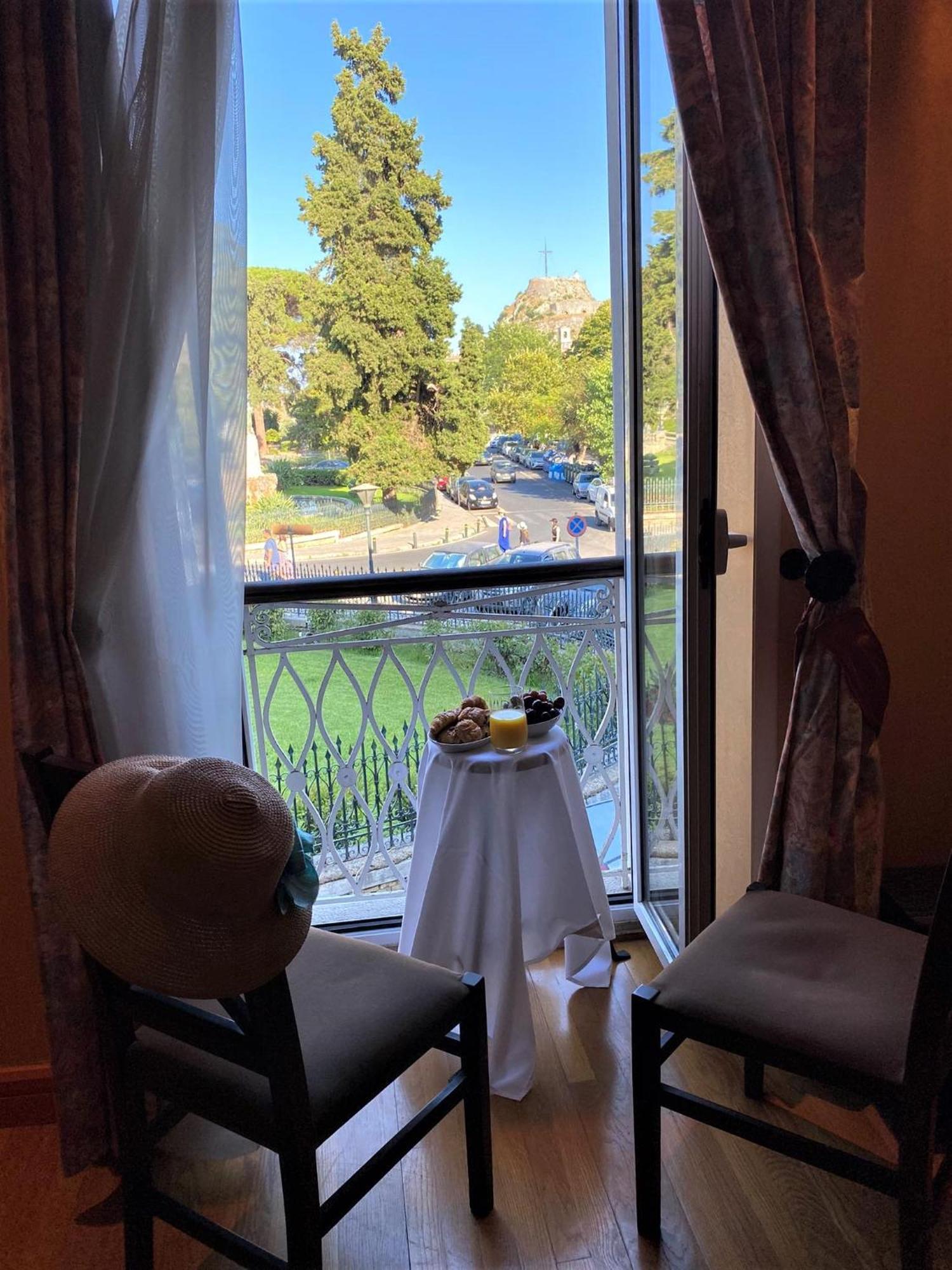 Palazzo Luxury Suite - View To Liston Square & Old Fortress Of Corfu Old Town Exterior foto